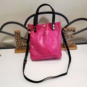 Howl + Hide Studio Magenta Mini Shelby Tote Bag